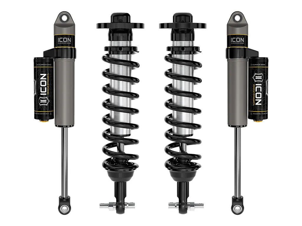 ICON Vehicle Dynamics Pricing Only Order Components 2021-Up Ford F150 4WD 0-2.63in Stage 2 Suspension System w Billet Uca