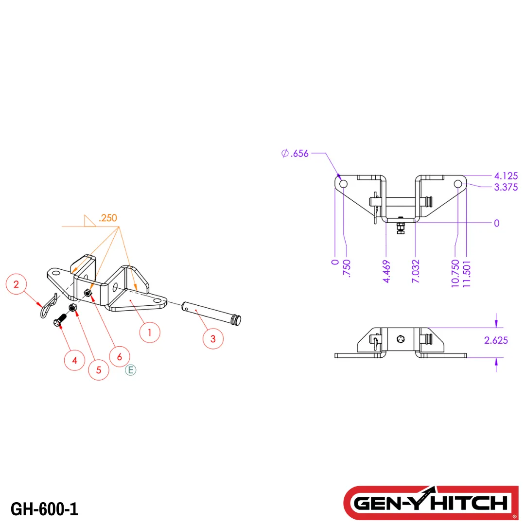 Sway Control Head 2in Shank and GH-097 14K TW 16K Towing product image