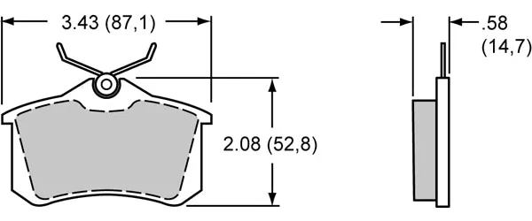 Wilwood CALIPERCPB34mm BORE.810 ROTORRH product image