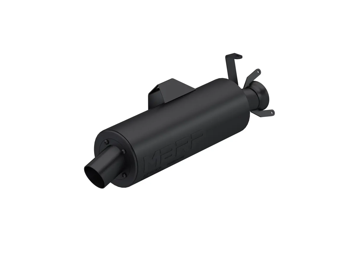 MBRP Exhaust ATV Exhaust System With Sport Muffler; Slip-On Combination; 1.75 in. Inlet; 4.25 in. Diameter Body; Chambered Muffler;
