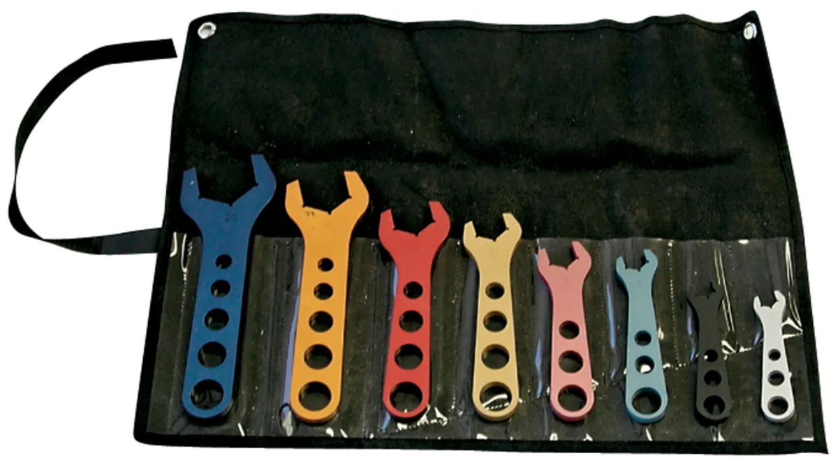 Aluminum AN Wrench Set 8 Pieces Includes Sizes -3AN through -20AN Aluminum Proform product image