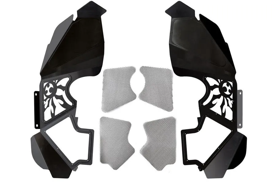 Poison Spyder Poison Spyder Front Vented Inner Fenders - Black - JK