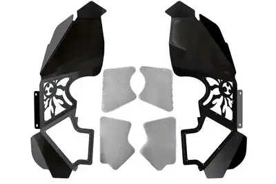 Poison Spyder Poison Spyder Front Vented Inner Fenders - Black - JK