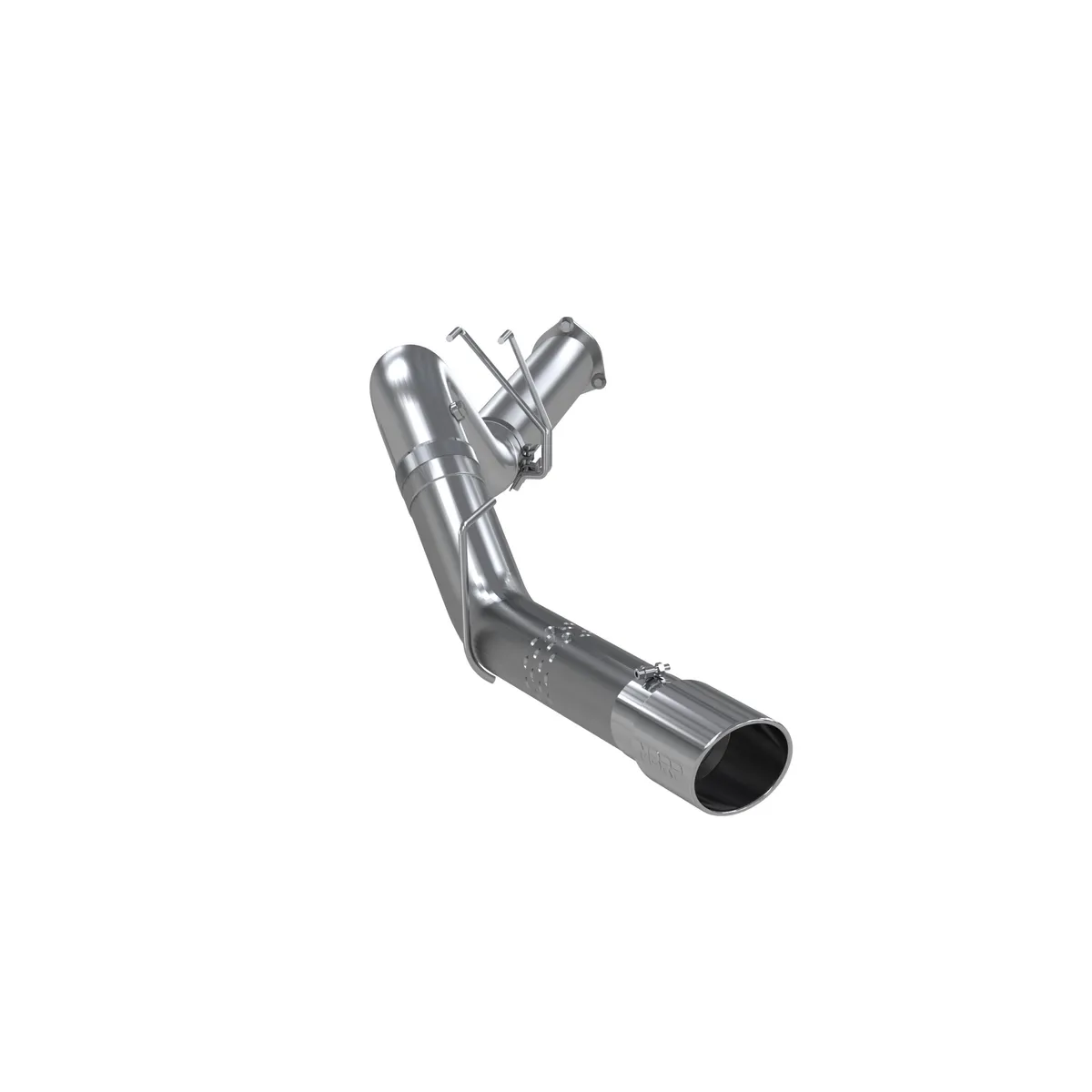 Armor Lite Filter Back Exhaust System; 5 in.; Incl. Ext. Pipe/Tailpipe/Hardware/6 in. Outlet Diameter Tip; Single Side Exit; Aluminized; product image