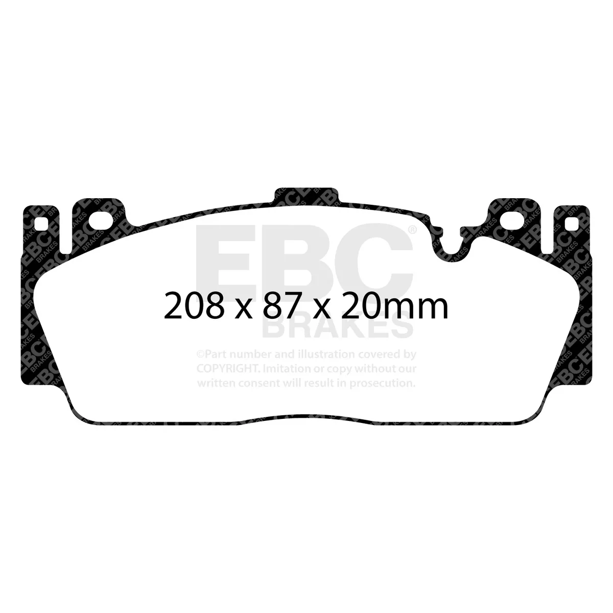 S26 Kits Yellowstuff And SG Rotor; Front; FMSI Pad No. D1648; Vented; 5 Bolt Holes; 400mm Dia.; 36mm Thick; product image