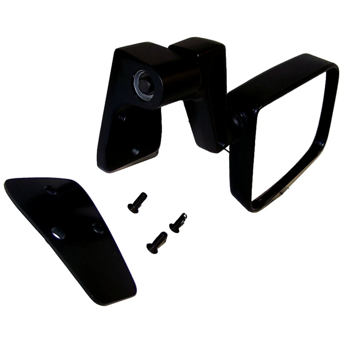 Crown Automotive Jeep Replacement 82201772 Right Manual Folding Mirror for Select 1987- 2006 Jeep YJ, TJ Wranglers, Black product image