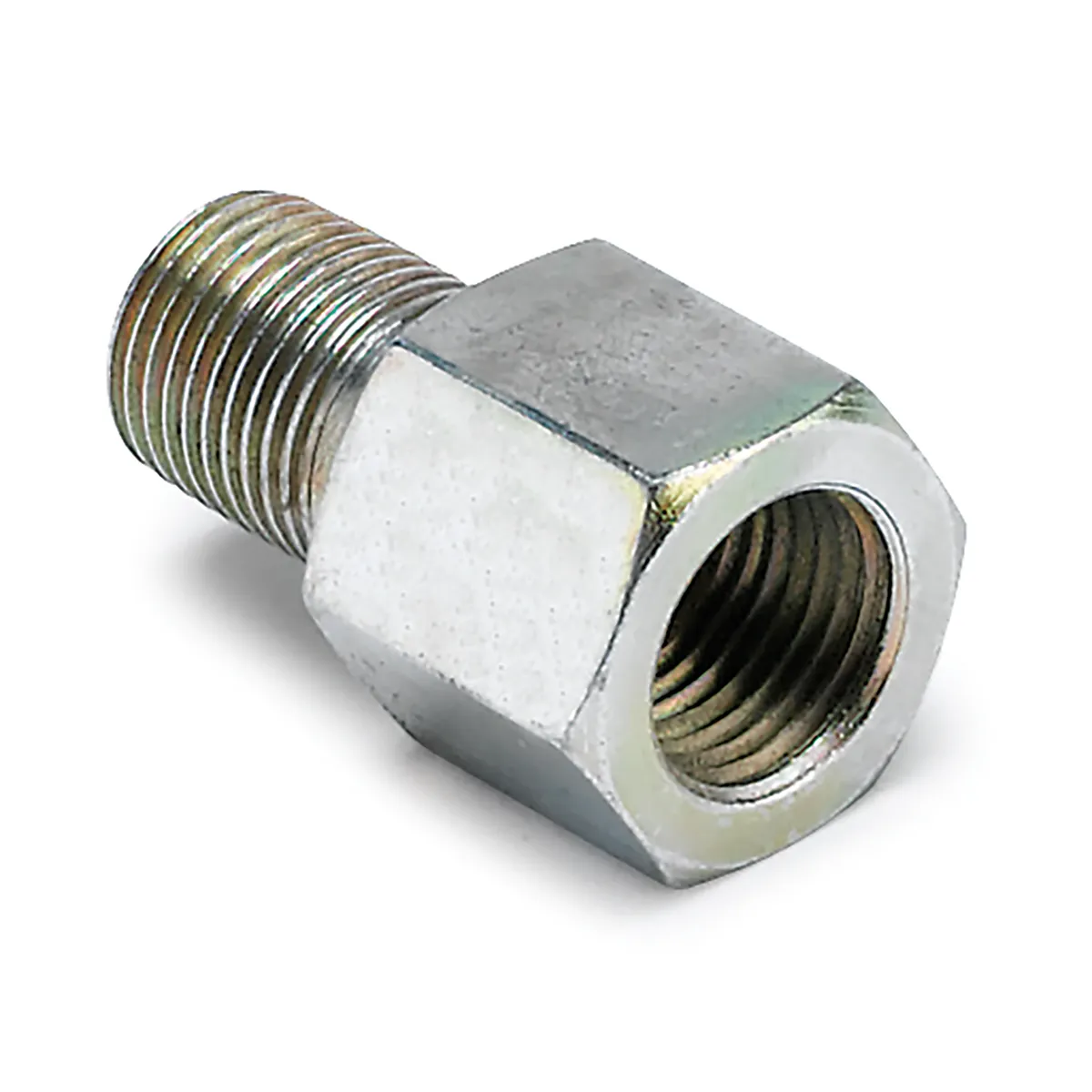AutoMeter Autometer 2269 Fitting, Adapter, Metric, 1/8 Bspt Male to 1/8 Nptf Female, Brass