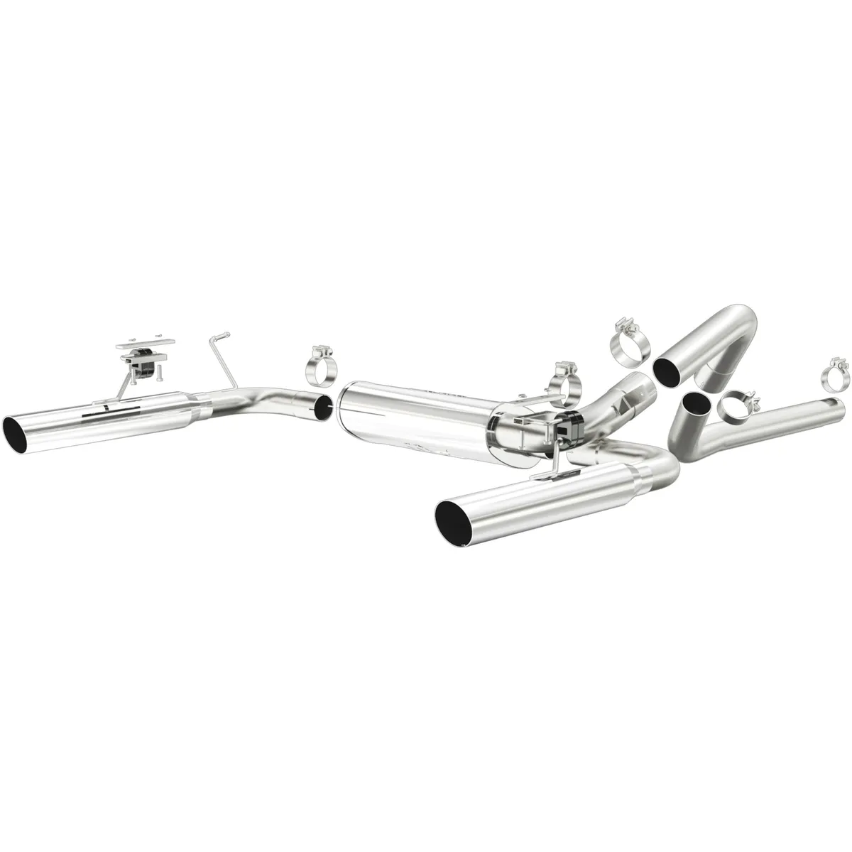 MagnaFlow 1998-2002 Chevrolet Camaro 5.7L | 1998-2002 Pontiac Firebird 5.7L Street Series Cat-Back Performance Exhaust System 15684 product image