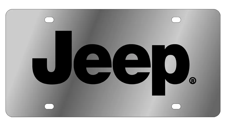 Jeep Stainless Steel License Plate product image