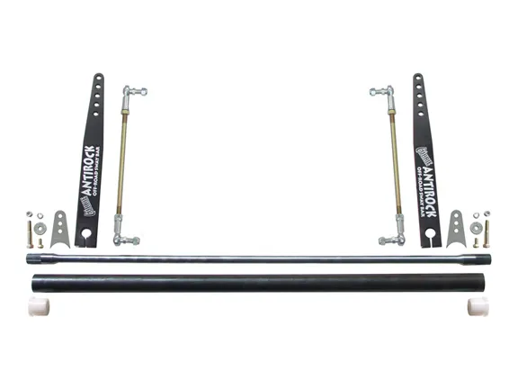 Rock Jock Antirock Sway Bar Kit Universal 32 Inch Bar 20 Inch Aluminum Arms RockJock 4x4
