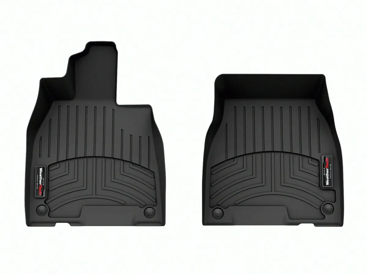 Weathertech FloorLiner™ DigitalFit®; Black; Front;