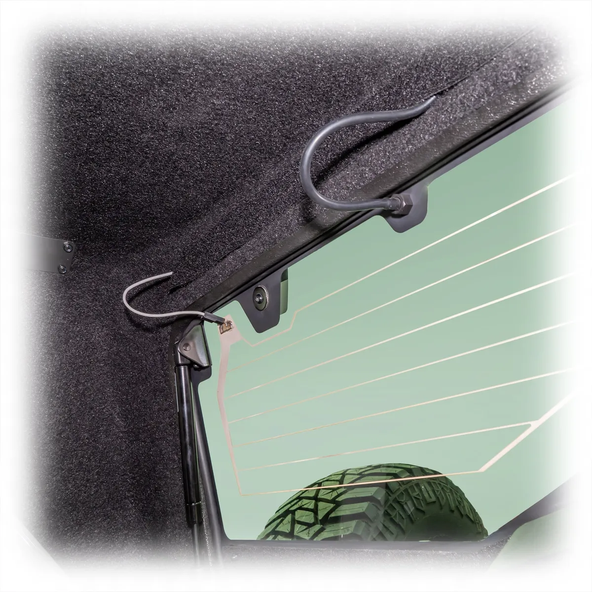 TR10 Bronco Hard Top Rear Window, Defroster & Wiper Assembly product image