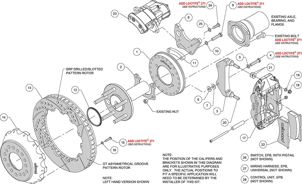 Kitrearepbfnslbig Fordnew Style 2.50 Offset12.88 Rotorsrpred product image