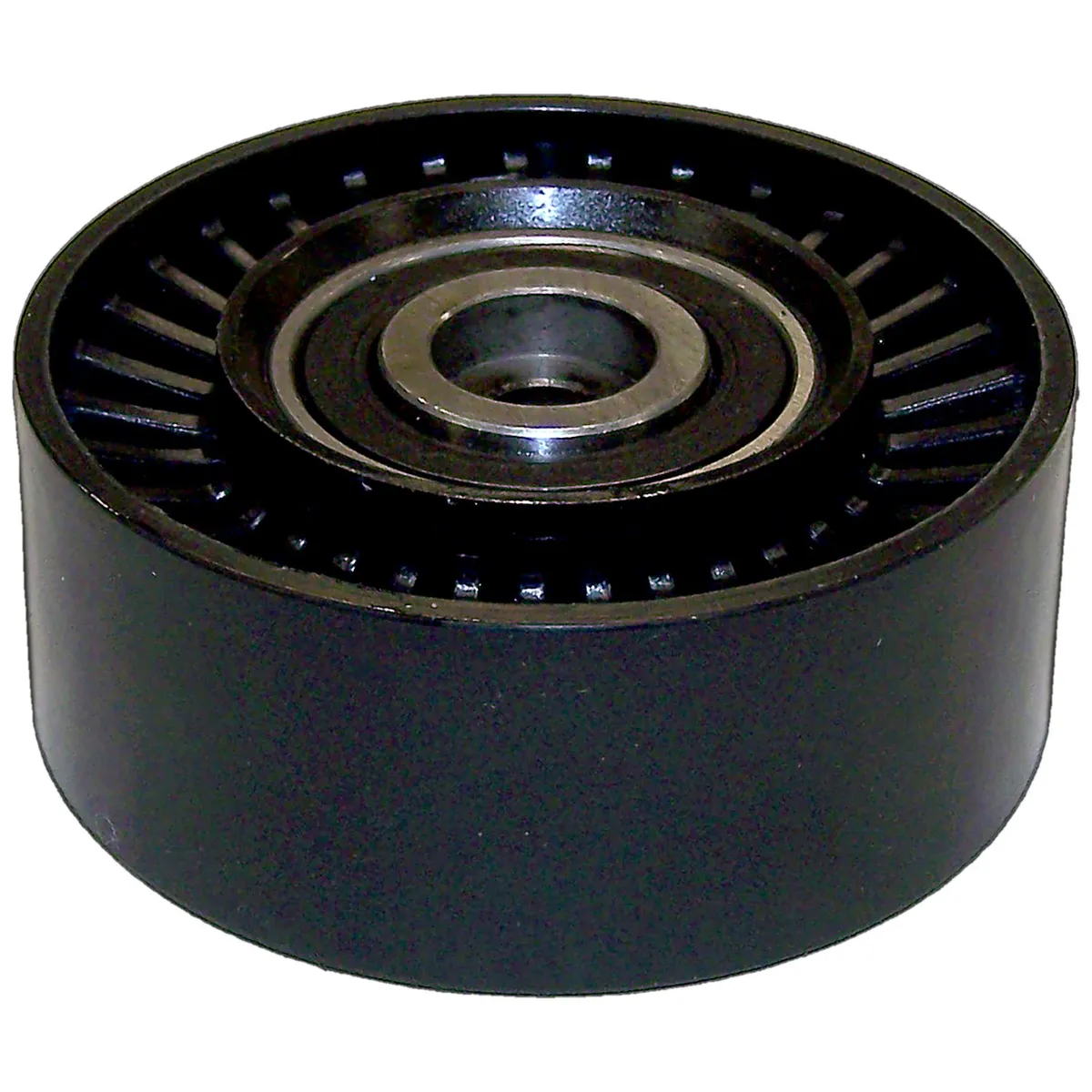 Drive Belt Idler Pulley; For Use w/ 2002-2004 Jeep WG Europe Grand Cherokee w/ 2.7L Diesel Engine; Smooth; product image