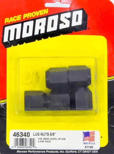 Moroso Lug Nut 5/8 In18 5 Pcs