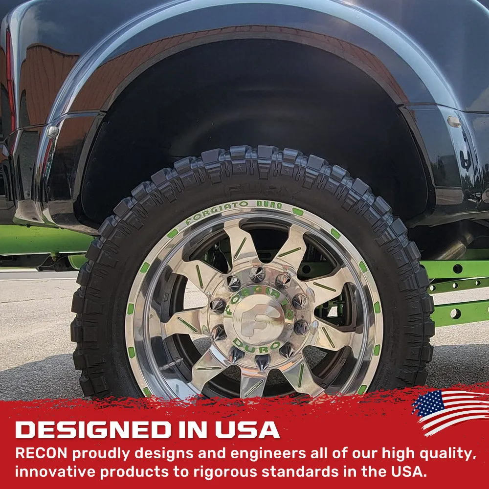 11c F350/F450 Dually Fender Lenses (4 Pcset) White Lights Clear Lens W/Chrome t product image