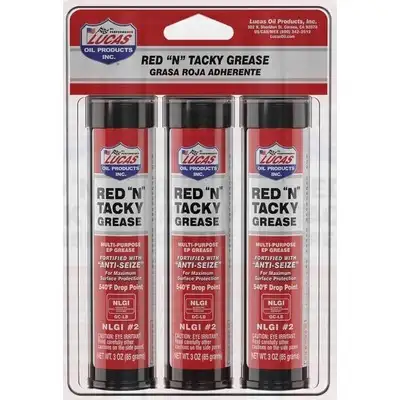 Lucas Oil Products Red N Tacky Grease Case 10 x (3x3oz)