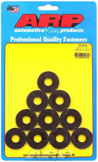 ARP Auto Racing Black Washers - .471 ID x 1.300 OD (10)