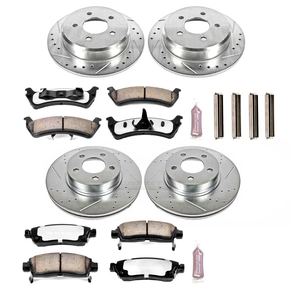 Z36 Truck/Tow Upgrade Kit: Drilled/Slotted Rotors; Carbon-Fiber Ceramic Pads W/Hardware product image