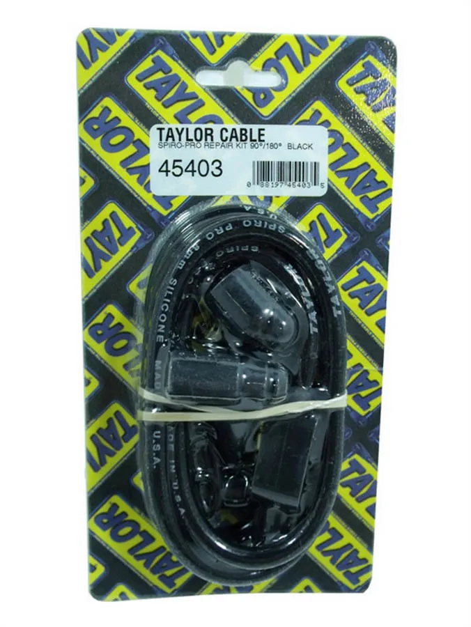 Taylor Cable Taylor Cable 8mm Spiro-Pro Repair Kit 90 Degree/180 Degree Black