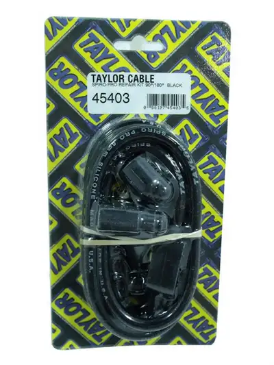 Taylor Cable Taylor Cable 8mm Spiro-Pro Repair Kit 90 Degree/180 Degree Black
