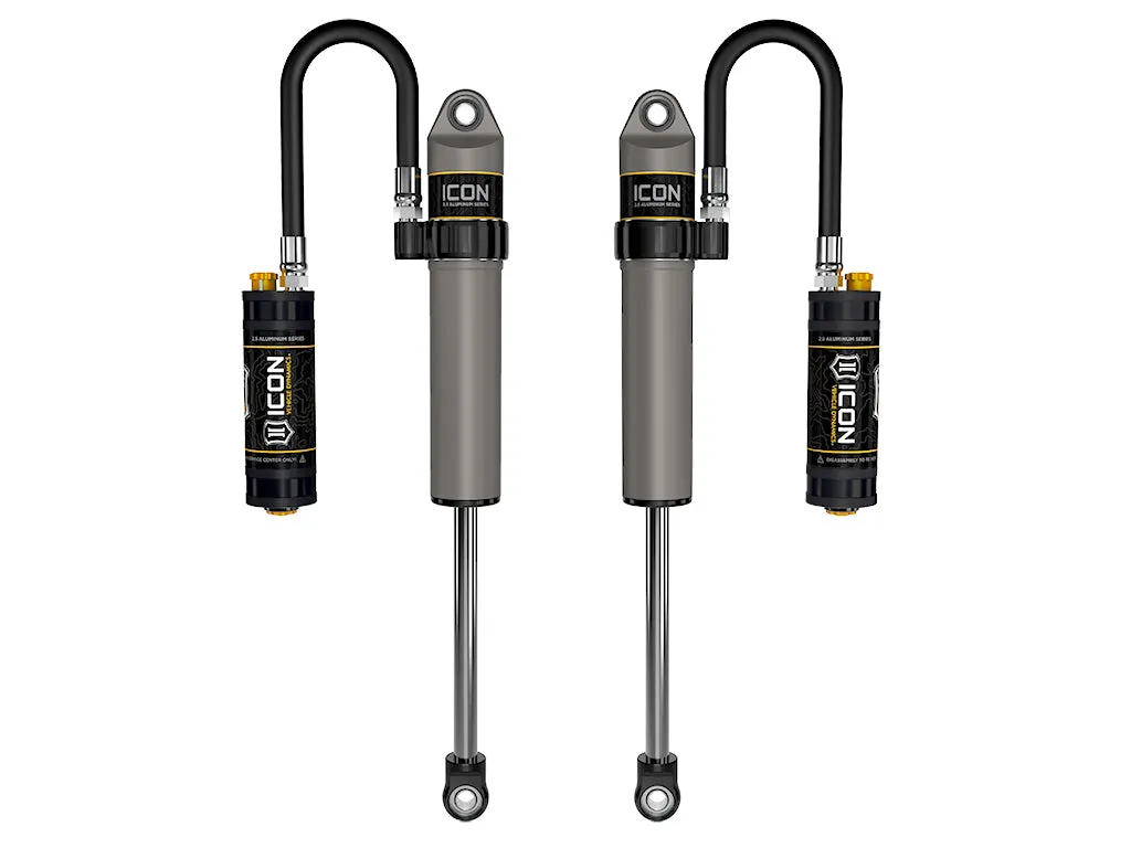 ICON 2020-2023 Jeep Gladiator/2018-2023 Jeep Wrangler JL, 2.5" Lift, Front, V.S. 2.5 Aluminum Series Shock Absorbers, Remote Reservoir w/ CDCV, Pair product image