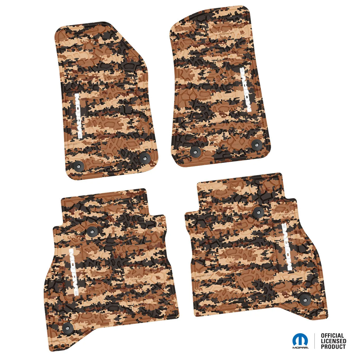 20-24 Jeep Gladiator Front and RearTire Tread/Scorched Earth Scene w/ Mojave Insert - Black w/ Orange Insert product image