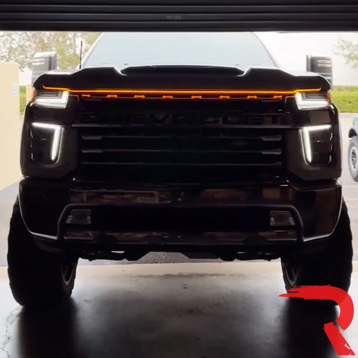 Recon High Powered White LED Under Hood DRL Light Strip With Start-Up Sequence in 59 Length product image