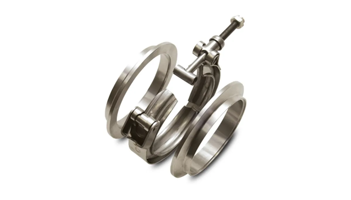 Vibrant Performance - 12490 - V-Band Titanium Flange Assembly, for 2.50 in. O.D. Tubing product image