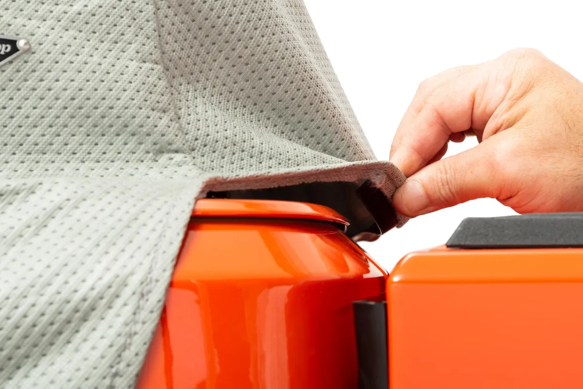 5 Layer Full Door Cab Cover 2020-2024 Jeep JT Gladiator 4Dr Gray (All Top/Top hardware Removed) MasterTop product image