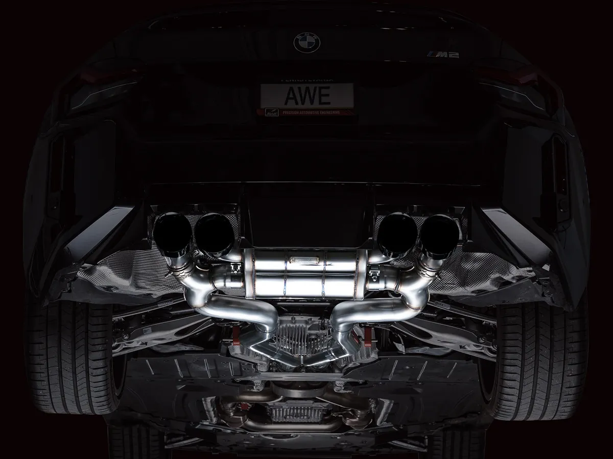 AWE SwitchPath™ Exhaust for BMW G87 M2 - Chrome Silver Tips product image