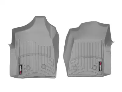 Weathertech 1999 - 2007 Classic Chevrolet Silverado Standard Cab Grey Front FloorLiner No fit 4x4 manual Xfer case 2007 new body style / 1999 - 2007 Classic GMC Sierra Standard Cab Grey Front FloorLiner No fit 2007 new body style