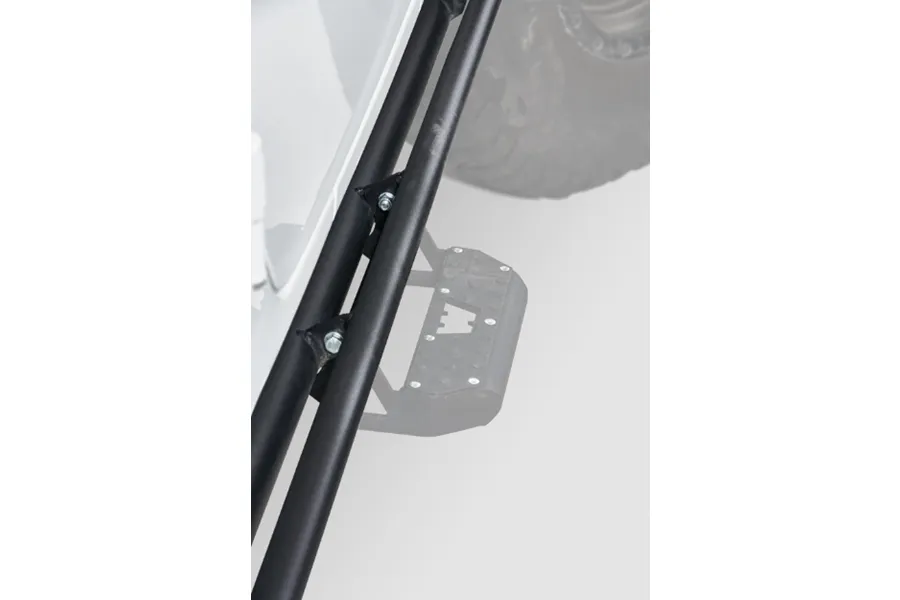 Warn WARN - These super-strong Rock Sliders for 2018-2024 Jeep Wrangler Unlimited JL help protect the vehicle's rocker panels from trail hazards. Made of thick st