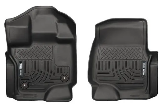 15c F150 Supercrew/Supercab Front Floor Liners Weatherbeater Series Black product image