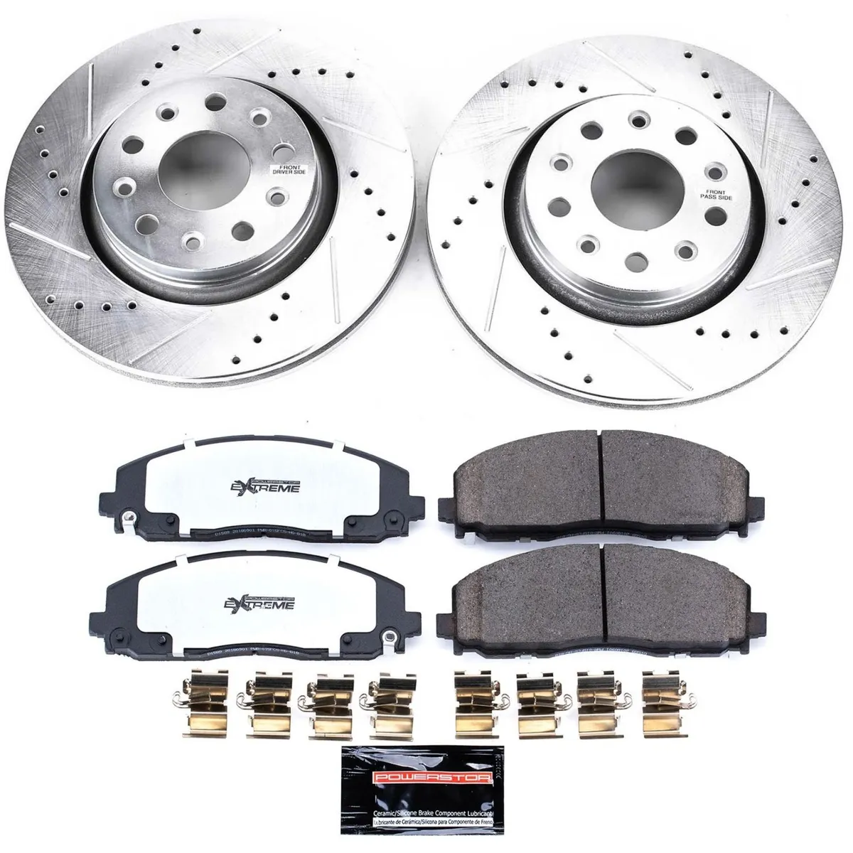 Z36 Truck/Tow Upgrade Kit: Drilled/Slotted Rotors; Carbon-Fiber Ceramic Pads W/Hardware product image