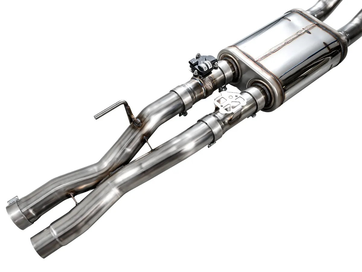 AWE SwitchPath™ Exhaust for Gen 3 Raptor R - Diamond Black Tips product image