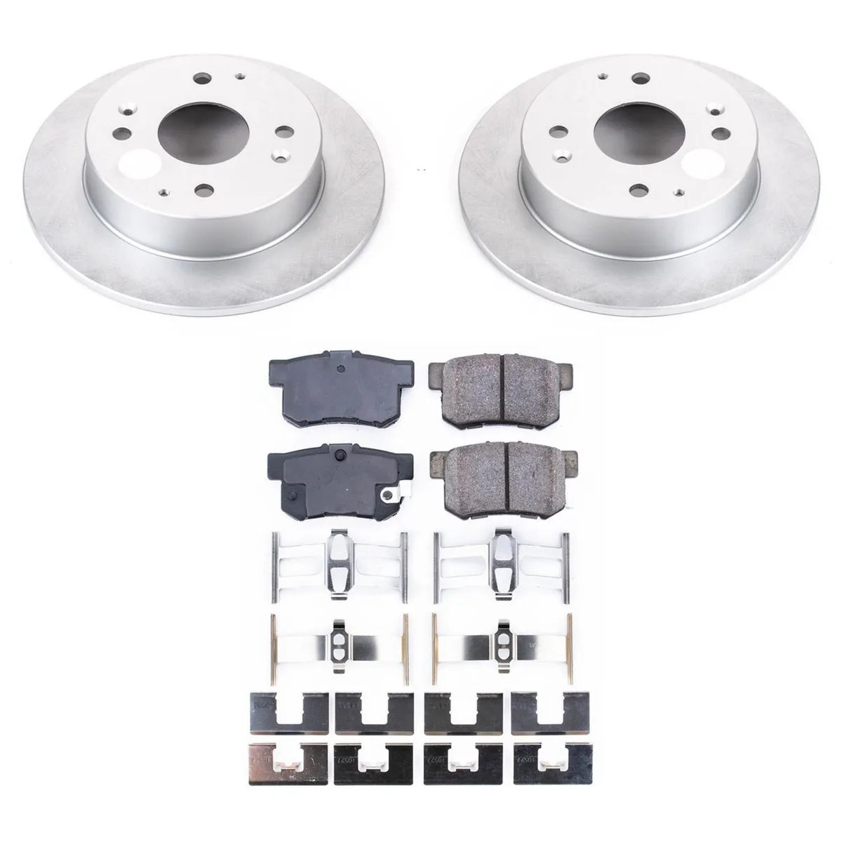 Z17 Geomet Coated Rotor Kit: Genuine Geomet Fully Coated Rotors; Ceramic Pads W/Hardware product image