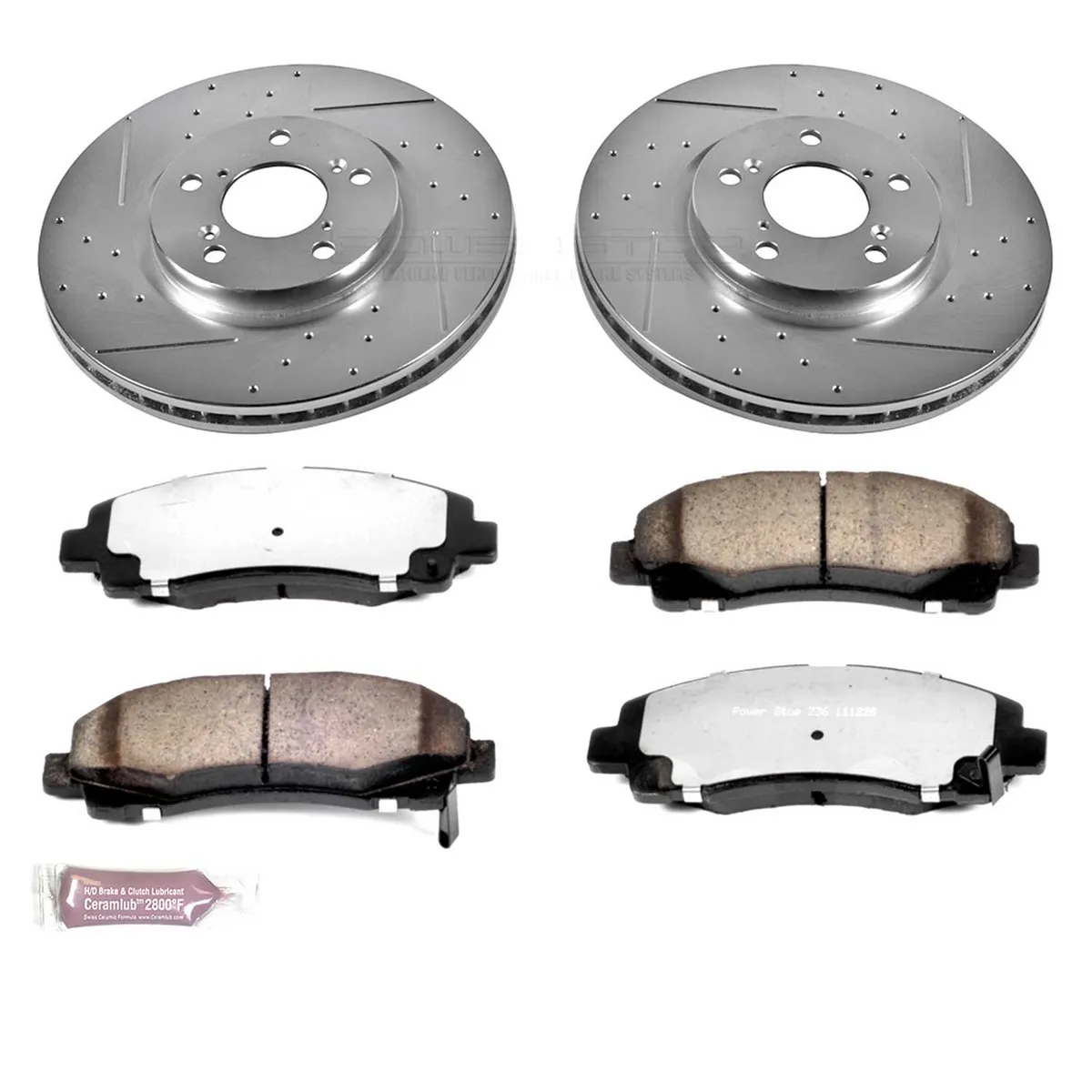 Z36 Truck/Tow Upgrade Kit: Drilled/Slotted Rotors; Carbon-Fiber Ceramic Pads W/Hardware product image