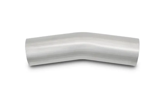 15 Degree Stainless Steel Bend; 2.5 in. Tube OD; 3.5 in. Centerline Radius; 5 in. Leg Length From Tangent; product image