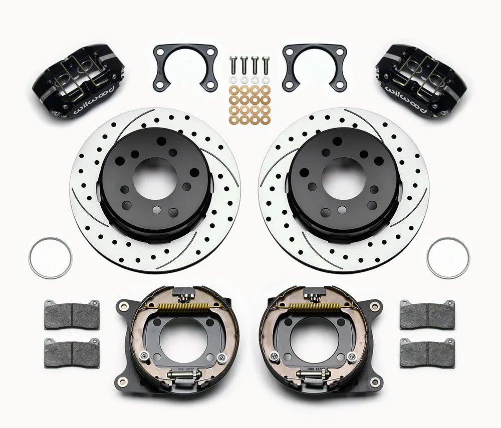 Wilwood DPL PS Park Brake Kit Red Big Ford 2.00in Off Bronco 5 x 5.50 product image
