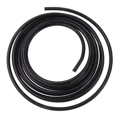 Edelbrock 1/2in Aluminum Fuel Line 25ft Black Anodized