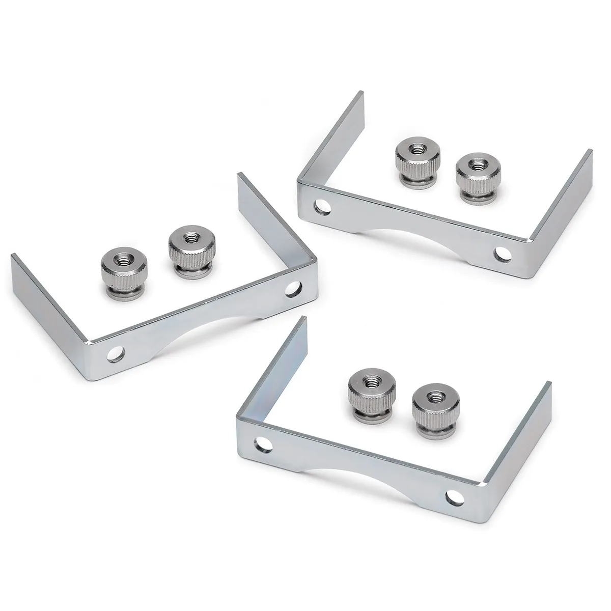 Autometer 2226 Gauge Bracket Kit, 2 5/8, Aluminum, Qty 3 product image