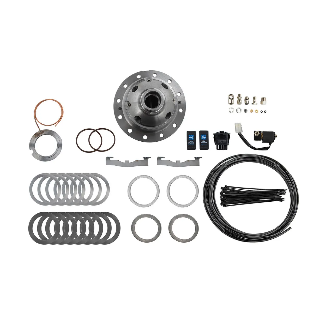 7001 Chevy/7003 Dodge/7516 Ford/7401 gm sd Air Locker Dana 80 35 Spline Ratios Vary product image