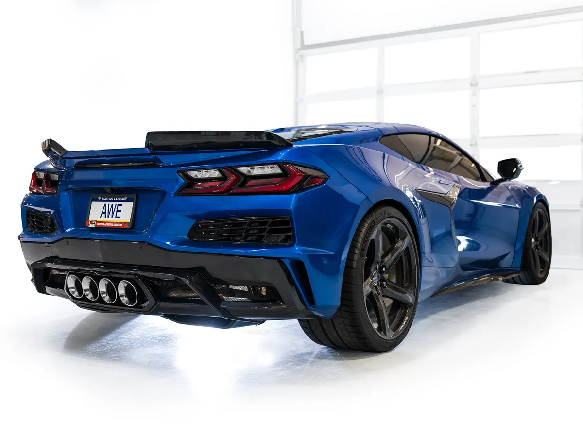 AWE SwitchPath Exhaust for C8 Corvette Z06 - Diamond Black Tips product image