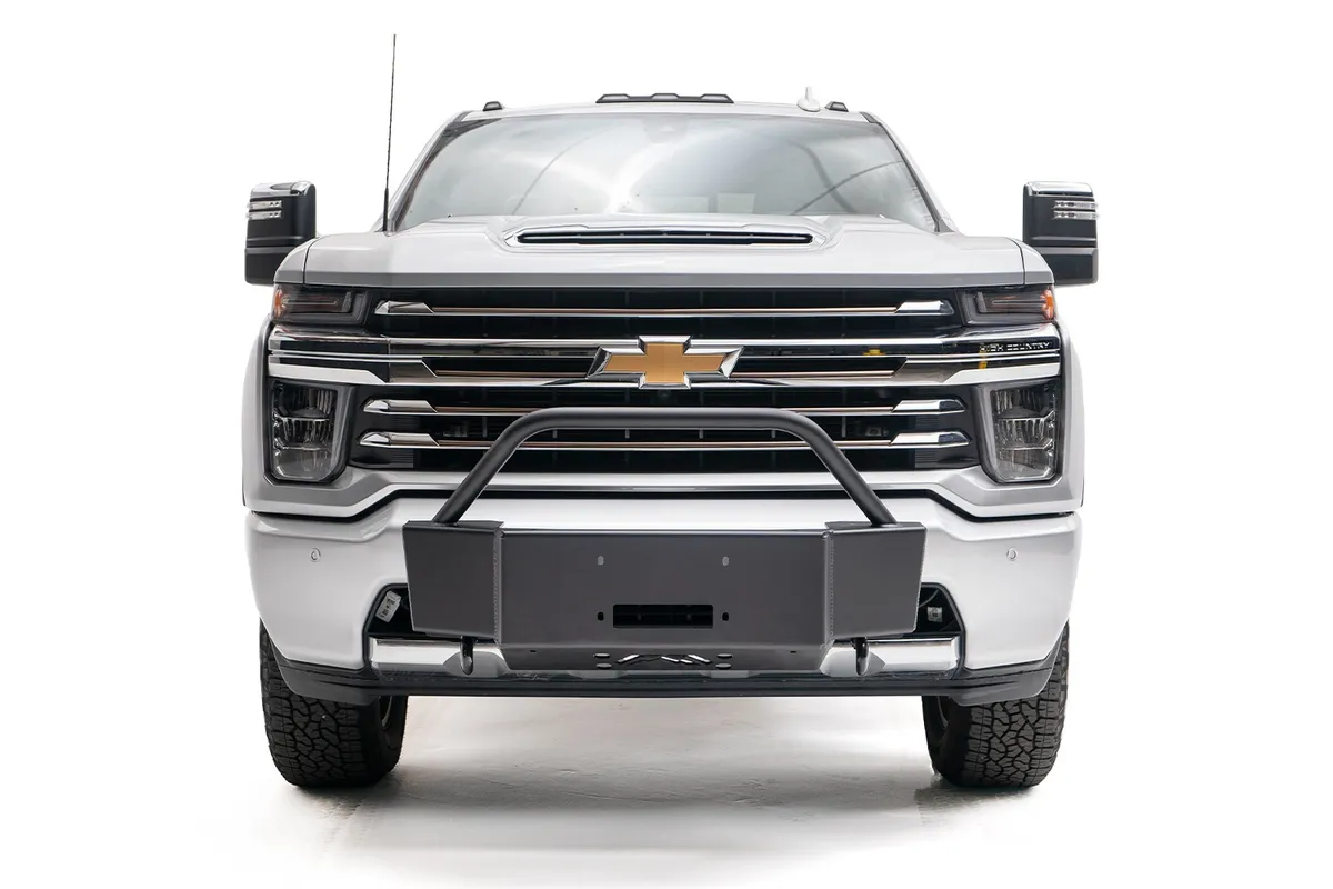 Fab Fours 20c Silverado 2500/3500 HD Winch Mount w/ Prerunner Guard Premium Bumper