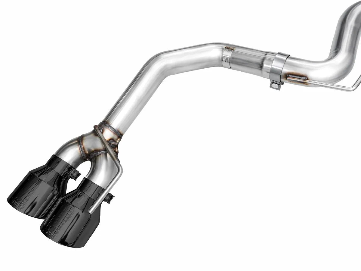 AWE SwitchPath™ Exhaust for S650 Ford Mustang Dark Horse - Quad Diamond Black Tips product image