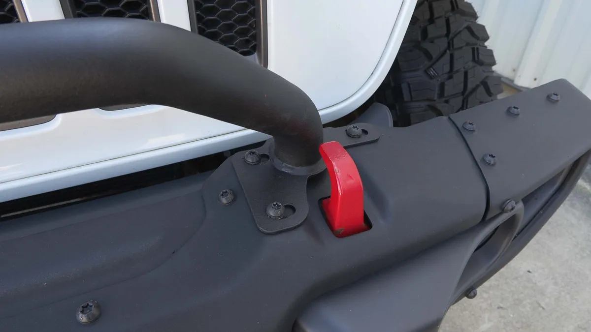 Black Matte Finish;Steel Construction;Bar is 2 in outside diameter;Installs as an accessory to the Factory Modular Steel Bumper product image