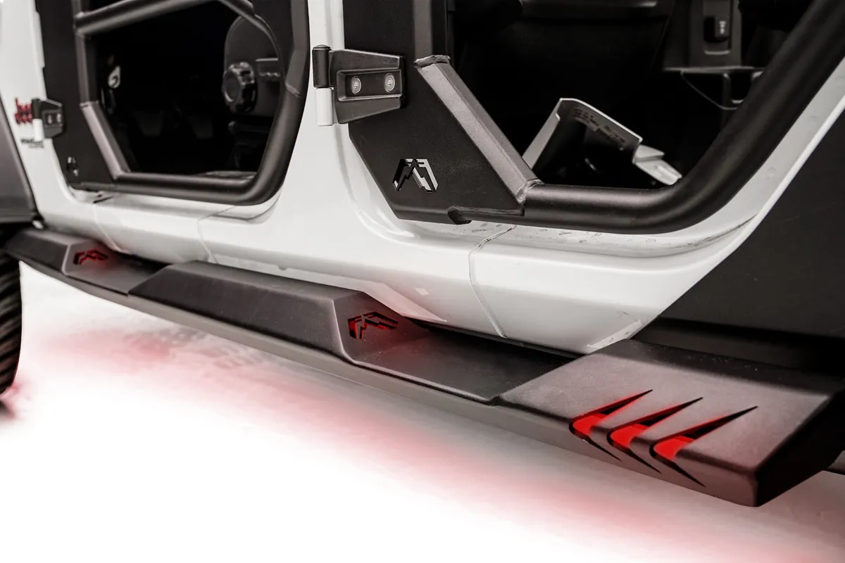 Light Rock Slider; 11 Gauge Steel Construction; 2 Stage Matte Black Powder Coat w/Epoxy Primer; product image