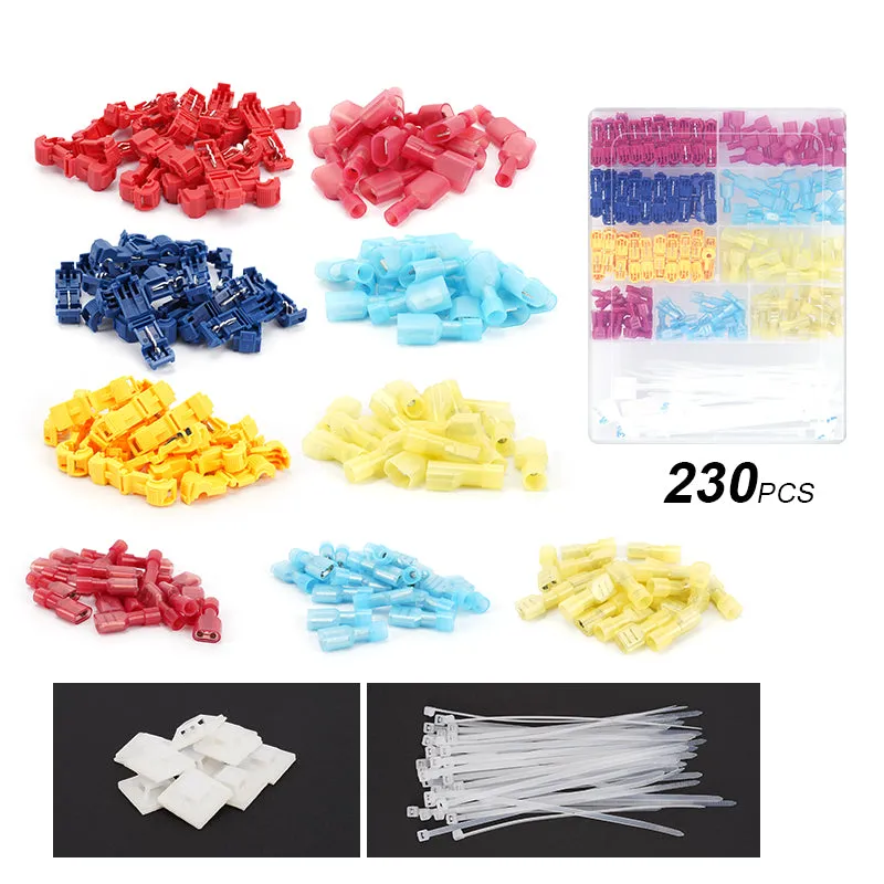 230pcs Wire T-tap Connector Electrical Connectors product image