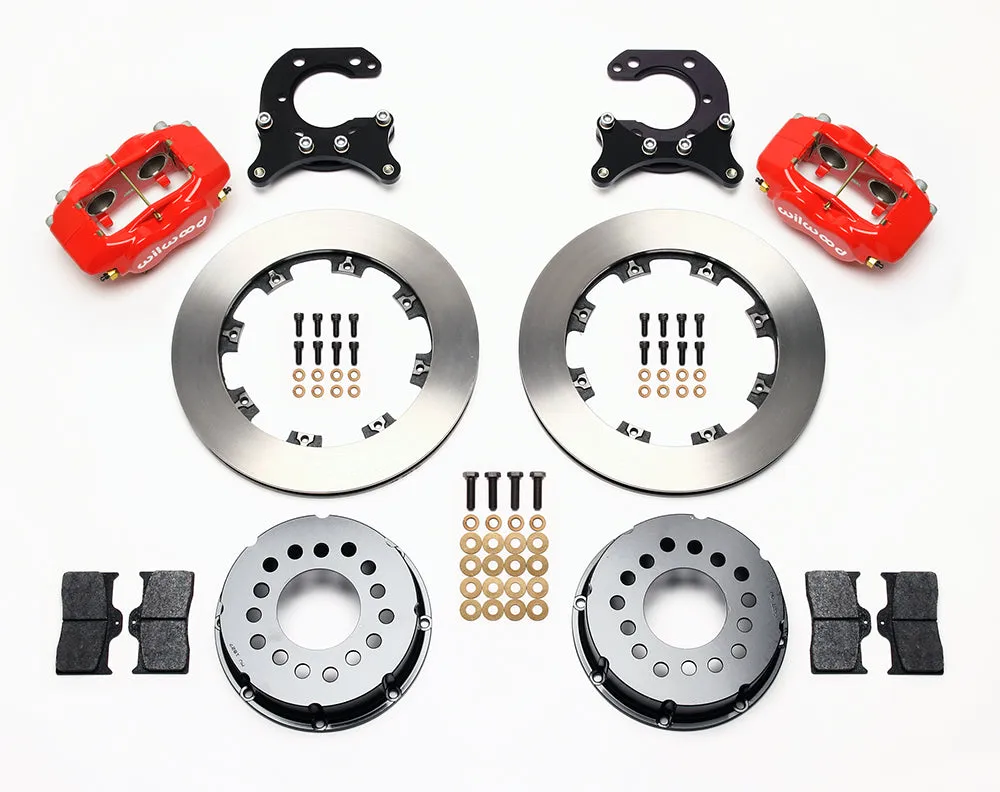 Wilwood FDLI PS Rear Kit Drilled Red Big Ford 2.54in Offset product image